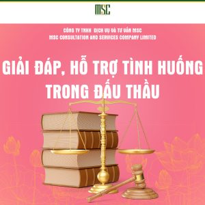 Giải đáp, hỗ trợ các tình huống trong đấu thầu